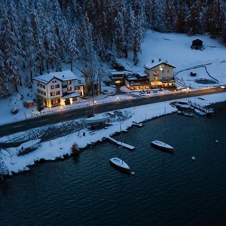 Hotel Cristallina Sils Maria Bagian luar foto